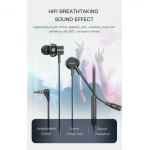 Awei ES-180i In-ear Handsfree με Βύσμα 3.5mm Μαύρο