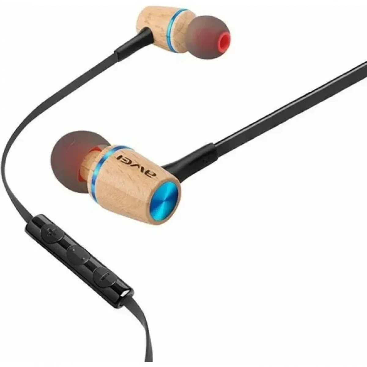 Awei ES80TY In-ear Handsfree με Βύσμα 3.5mm Μπλε