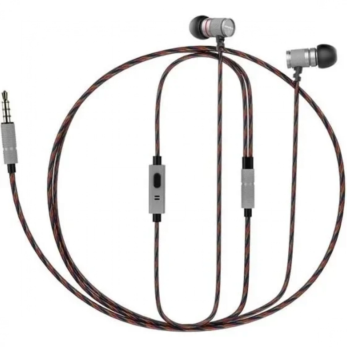 Awei ES-660i In-ear Handsfree με Βύσμα 3.5mm Γκρι