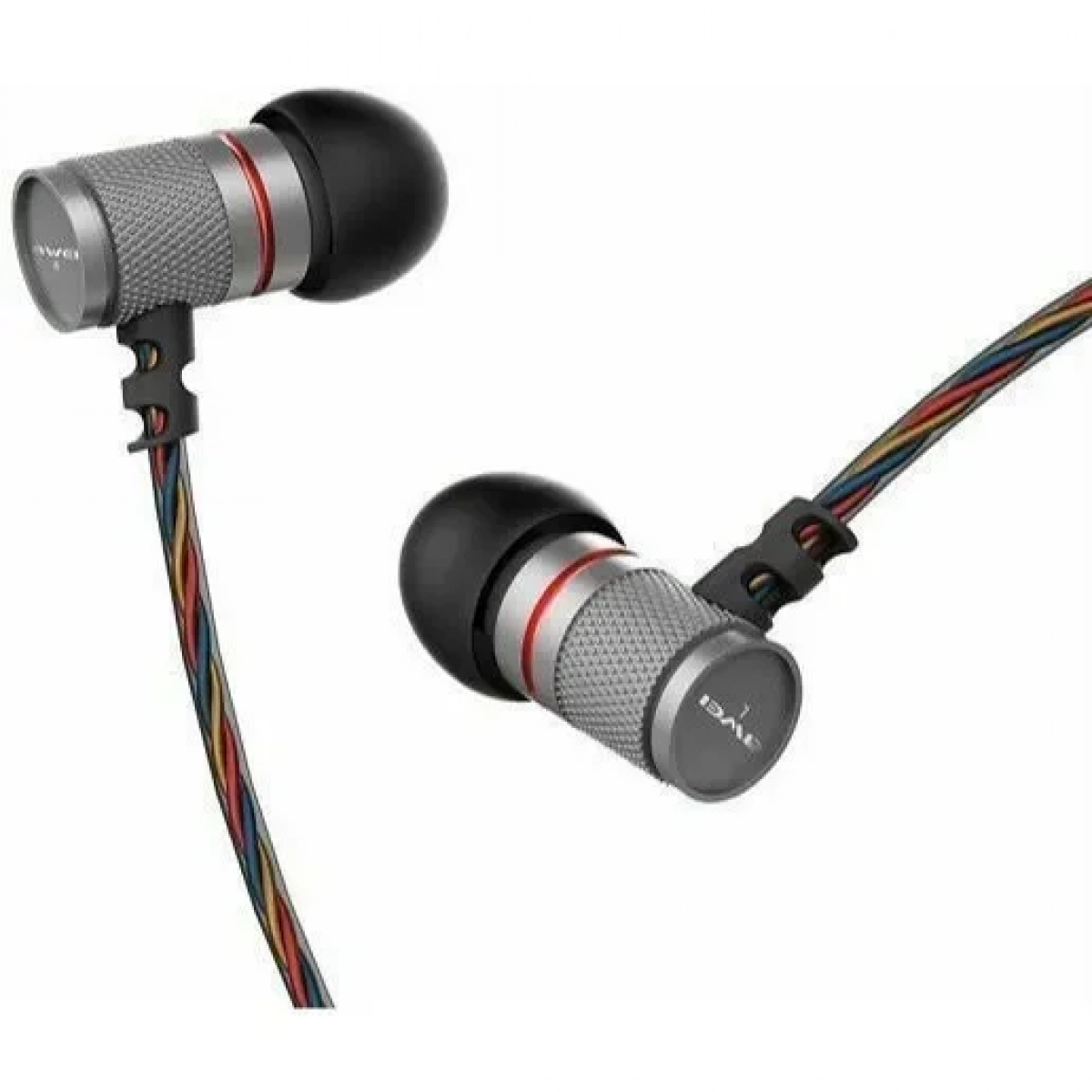 Awei ES-660i In-ear Handsfree με Βύσμα 3.5mm Γκρι