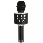 WSTER Ασύρματο Μικρόφωνο Karaoke WS-858L σε Μαύρο Χρώμα