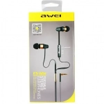 Awei ES-12HI In-ear Handsfree με Βύσμα 3.5mm Κόκκινο