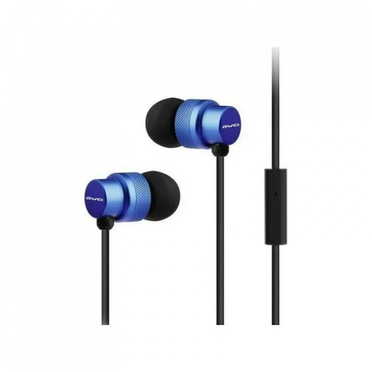 Awei ES-850hi In-ear Handsfree με Βύσμα 3.5mm Μπλε