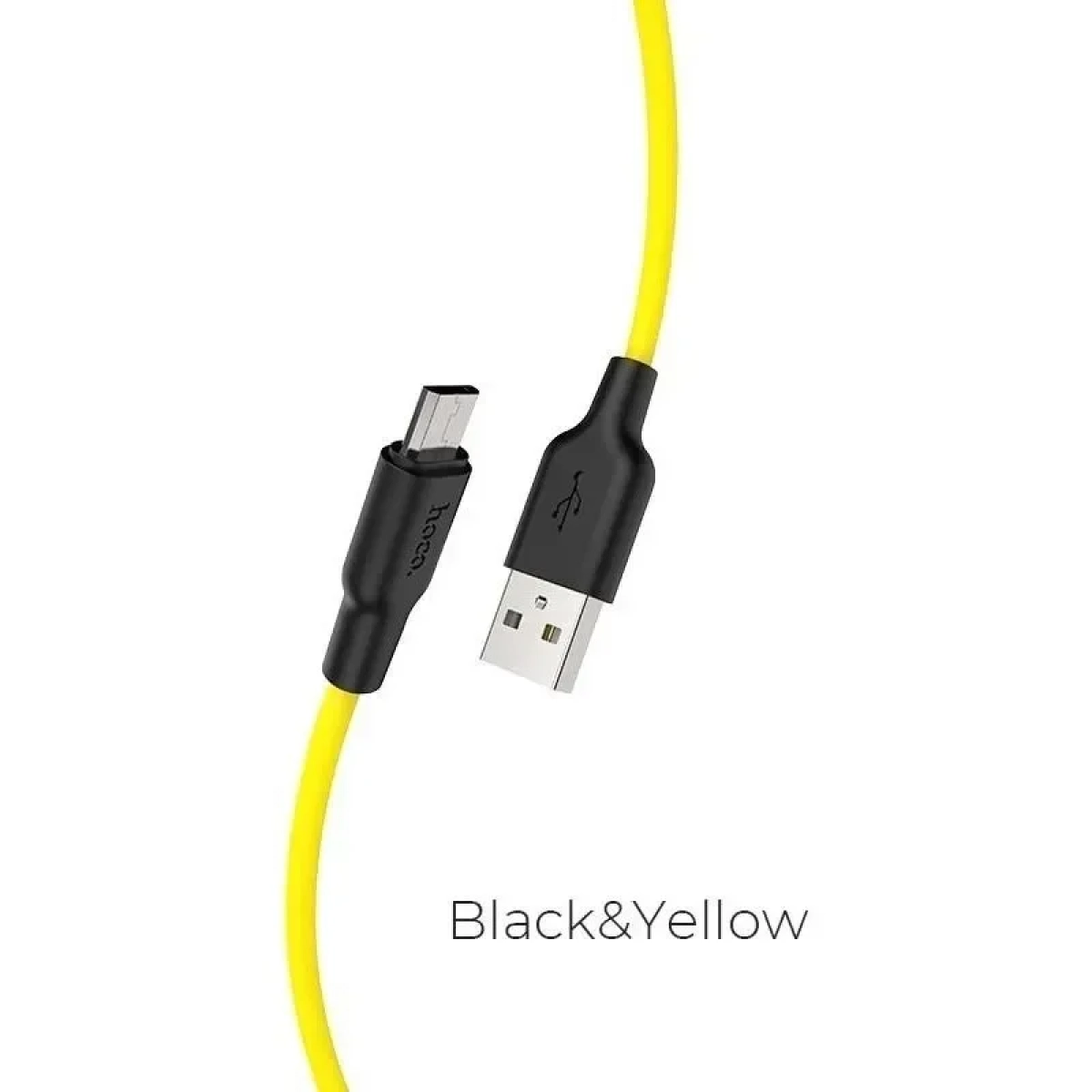 Hoco X21 Regular USB 2.0 to micro USB Cable Κίτρινο 0.25m