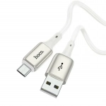 Hoco X66 Regular USB 2.0 to micro USB Cable Λευκό 1m