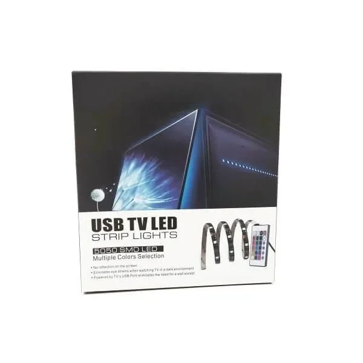 Ταινία LED RGB 4x50cm με Τηλεχειριστήριο SMD5050 USB (5V) USB TV Strip Light