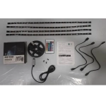 Ταινία LED RGB 4x50cm με Τηλεχειριστήριο SMD5050 USB (5V) USB TV Strip Light