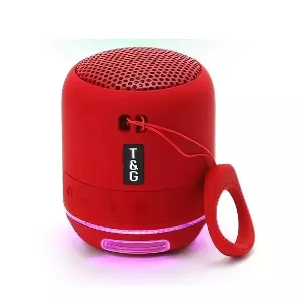 T&G TG294 Mini Ηχείο Bluetooth με Ραδιόφωνο και 4 ώρες Λειτουργίας Red
