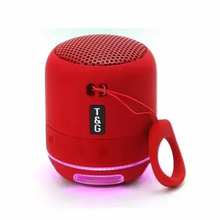 T&G TG294 Mini Ηχείο Bluetooth με Ραδιόφωνο και 4 ώρες Λειτουργίας Red