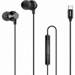 Remax RM-660i In-ear Handsfree με Βύσμα USB-C Μαύρο