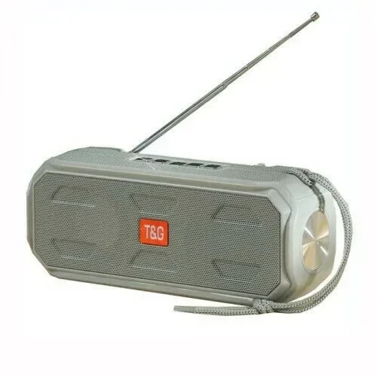 T&G TG-280 Ηχείο Bluetooth 5W με Ραδιόφωνο και 4 ώρες Λειτουργίας Grey