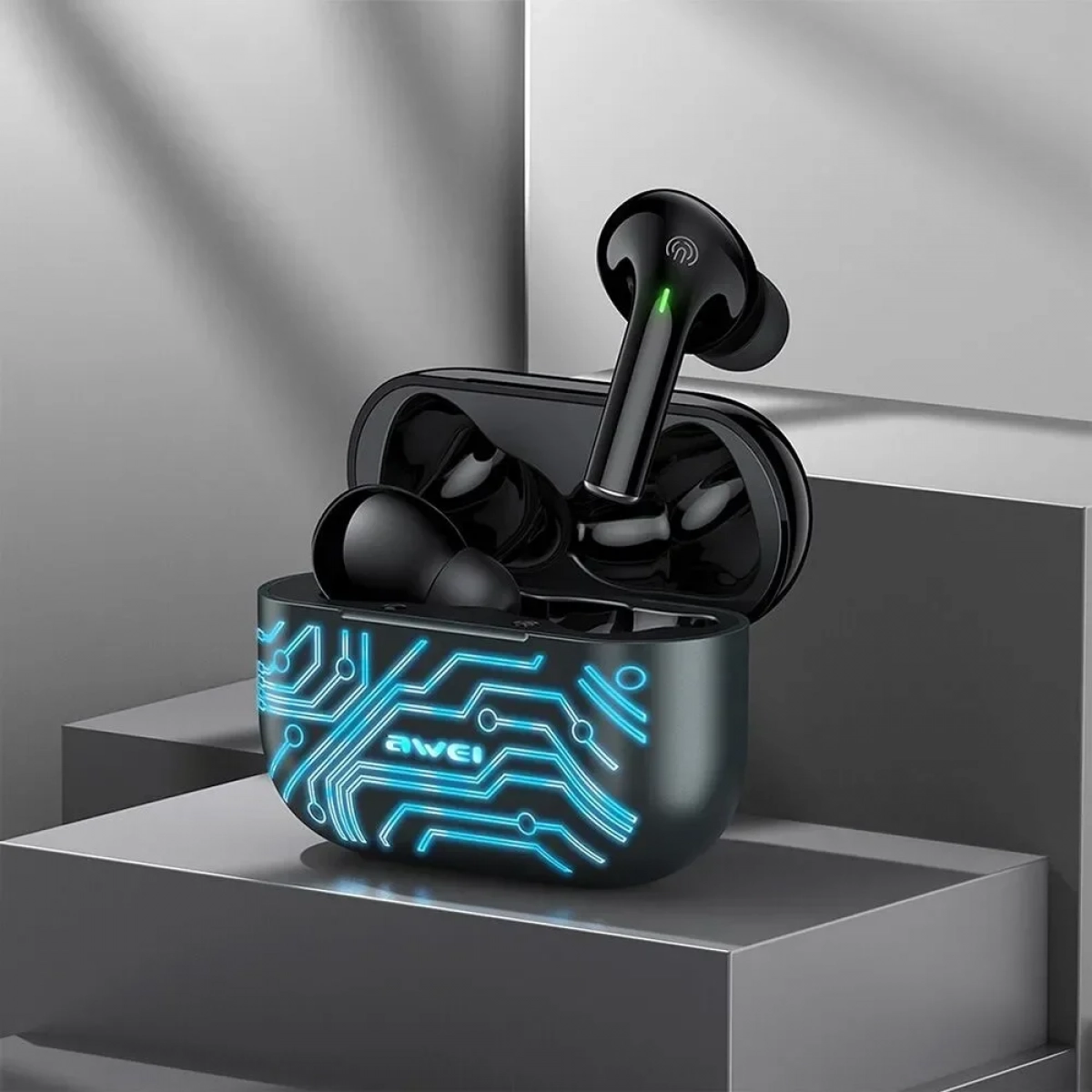 Awei T29 Pro In-ear Bluetooth Handsfree Ice Crack Blue