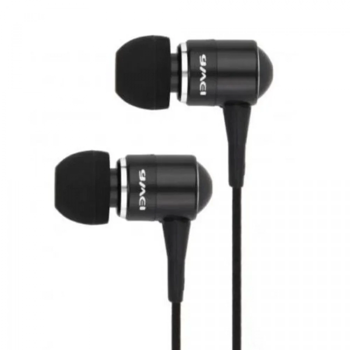 Awei ES-Q3 In-ear Handsfree με Βύσμα 3.5mm Μαύρο