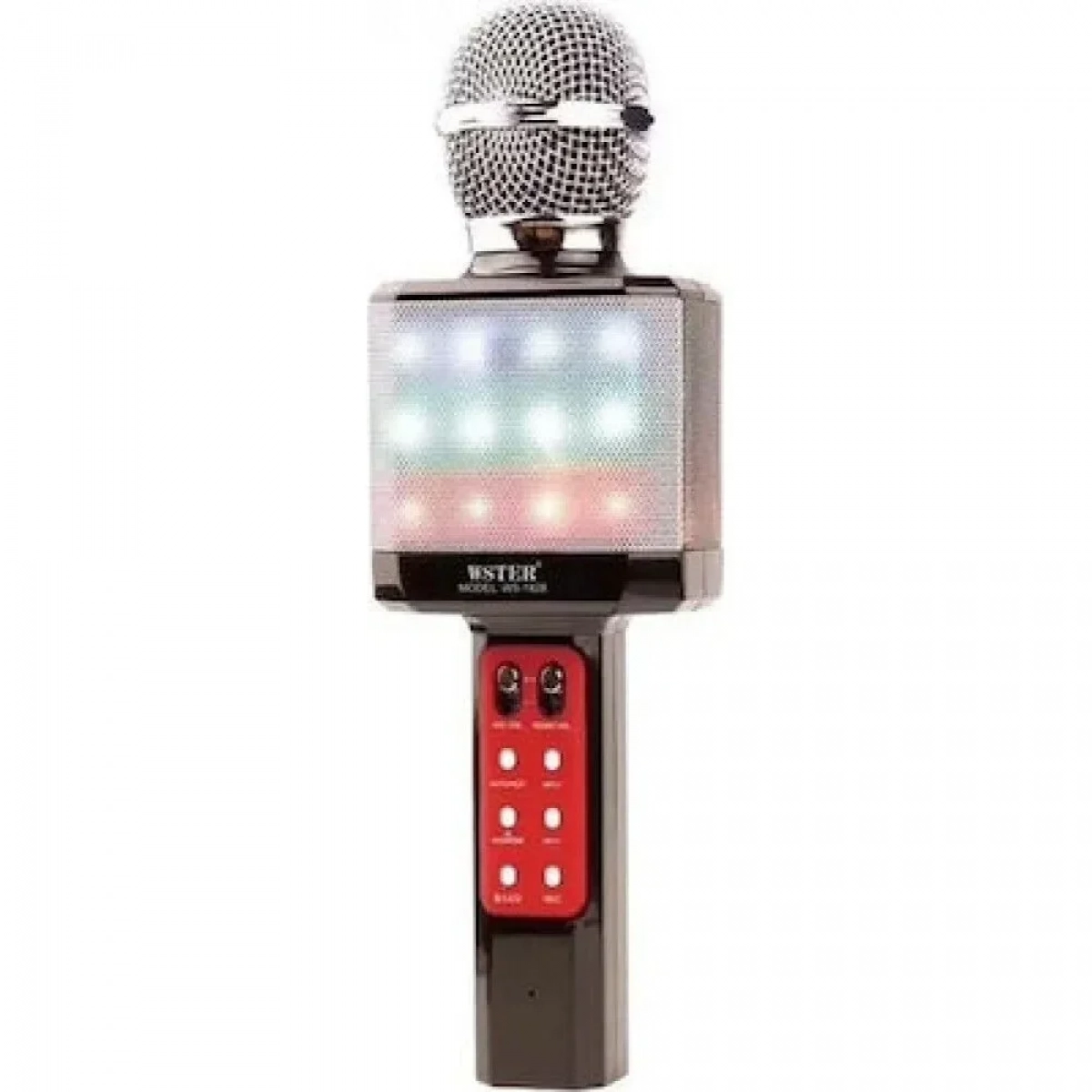 WSTER Ασύρματο Μικρόφωνο Karaoke WS-1828 σε Μαύρο Χρώμα
