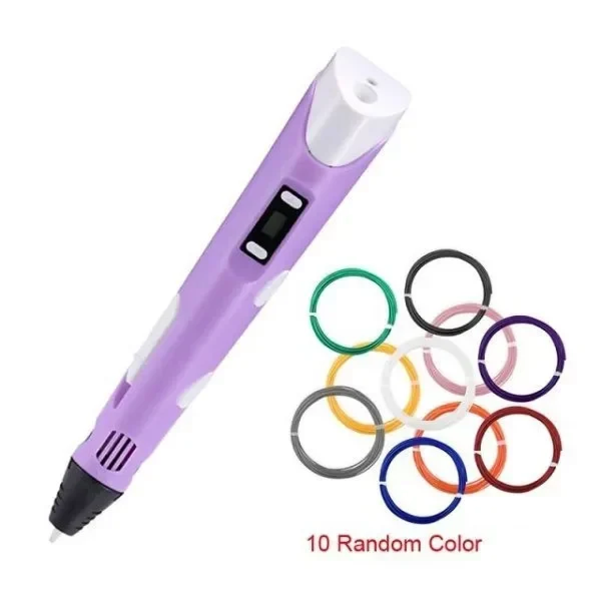 3D Pen Σετ με 10 Επιπλέον Νήματα Εκτύπωσης 41191 ΜΩΒ