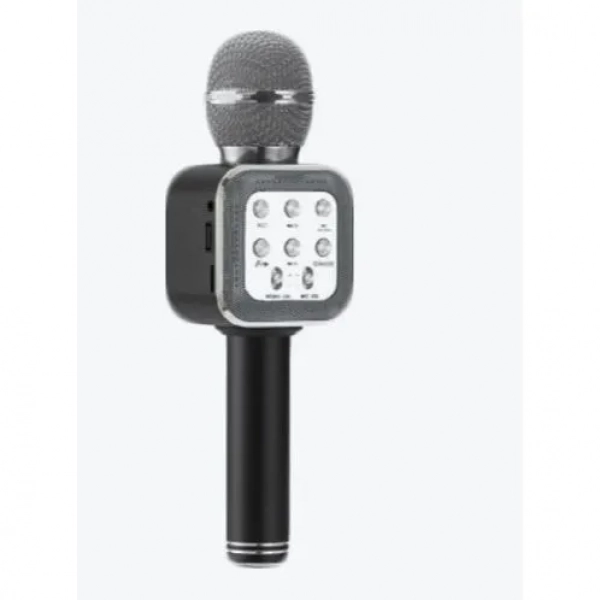 WSTER Ασύρματο Μικρόφωνο Karaoke WS-1818 σε Μαύρο Χρώμα