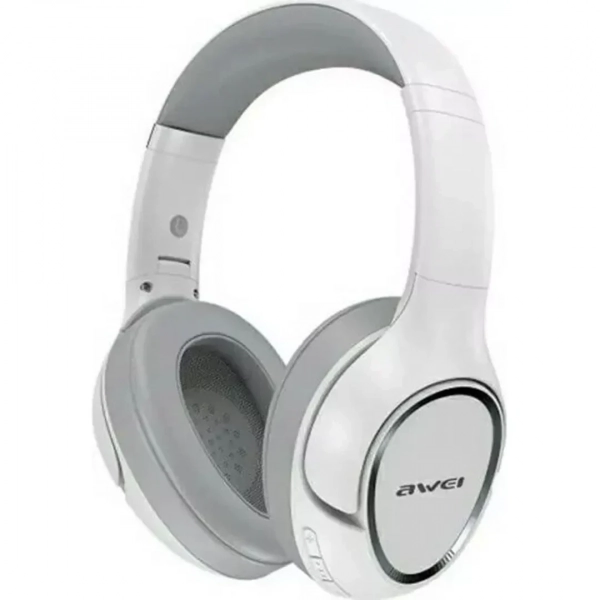 Awei A770BL Ασύρματα/Ενσύρματα Over Ear Ακουστικά Λευκά