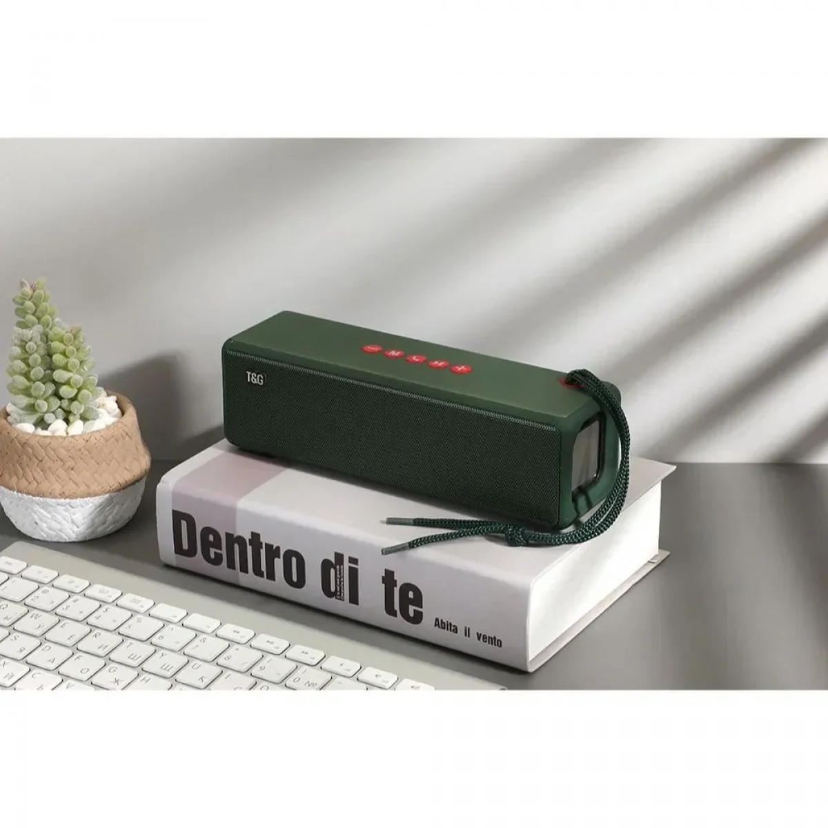 T&G TG271 Ηχείο Bluetooth 10W με Ραδιόφωνο Green