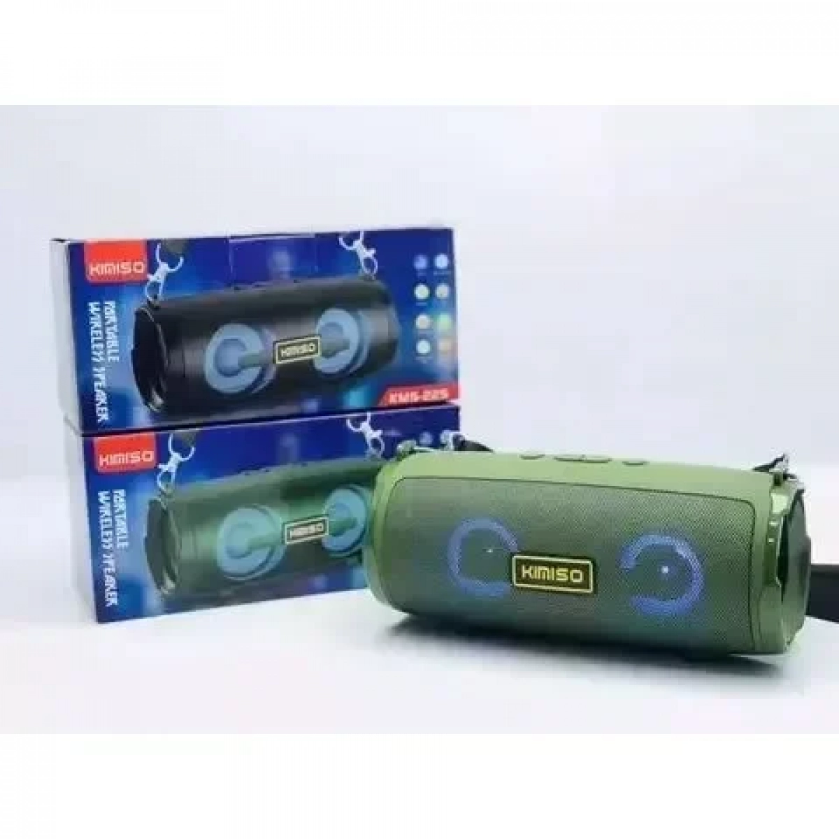 Kimiso KMS-225 Ηχείο Bluetooth 3W με Ραδιόφωνο Green