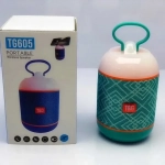 T&G TG-605 Ηχείο Bluetooth 5W με Ραδιόφωνο και 6 ώρες Λειτουργίας Light Blue
