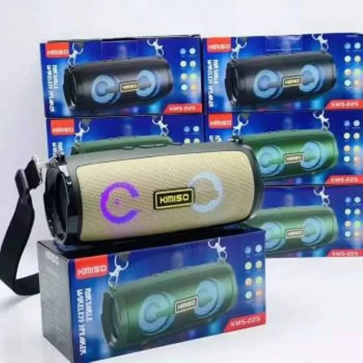 Kimiso KMS-225 Ηχείο Bluetooth 3W με Ραδιόφωνο Χρυσό