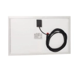 JORTAN Στεγανός Ηλιακός Προβολέας LED 100W Ψυχρό Λευκό 6500K με Τηλεχειριστήριο IP66