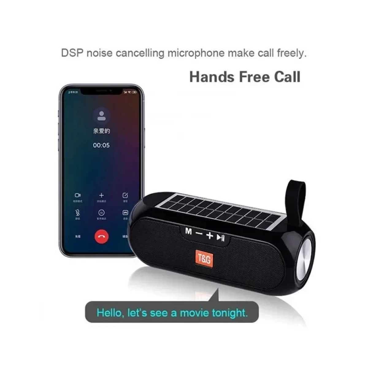 T&G TG182 Ηχείο Bluetooth με Ραδιόφωνο Black