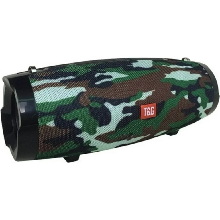 T&G TG-504 Ηχείο Bluetooth 10W με Ραδιόφωνο και 4 ώρες Λειτουργίας Camouflage