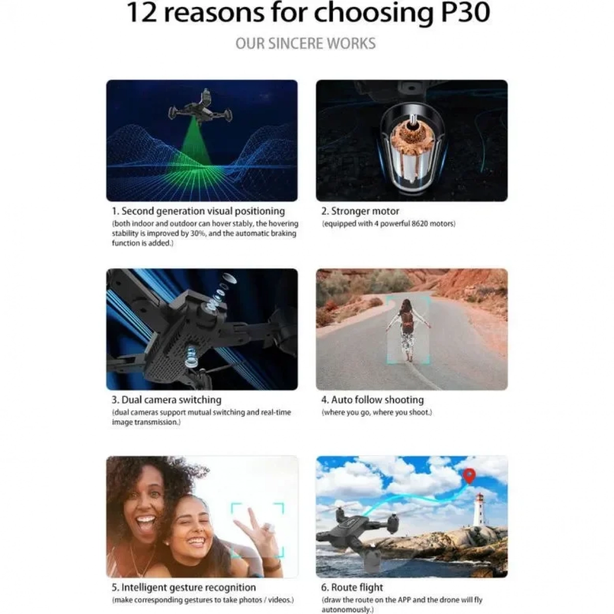 Pihot P30 Plus Drone με Κάμερα 4K & Χειριστήριο