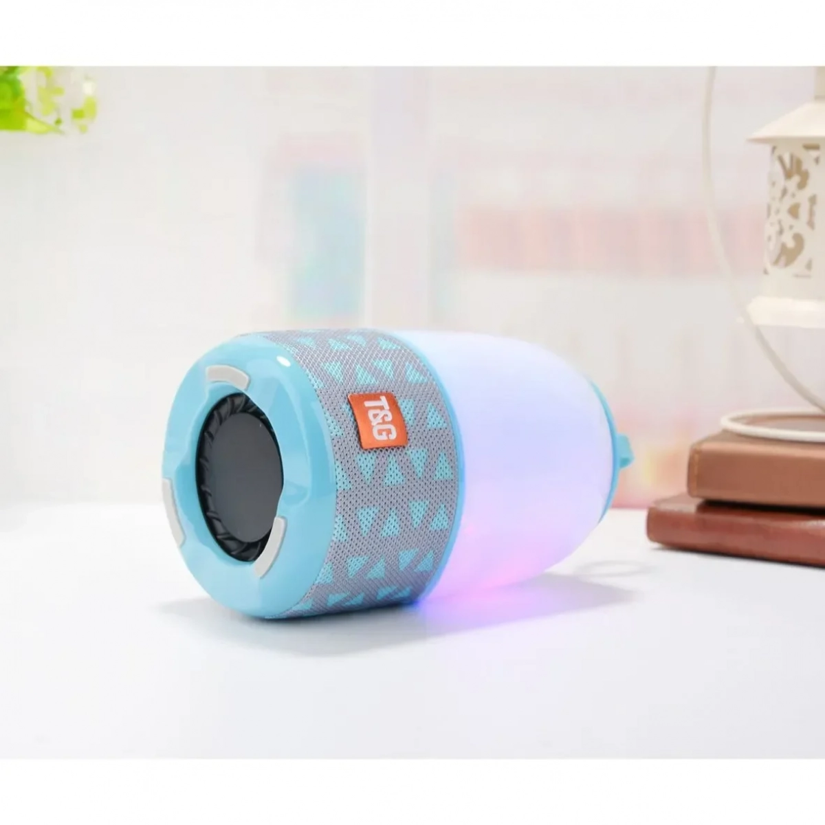 T&G TG-608 Ηχείο Bluetooth με Ραδιόφωνο Blue