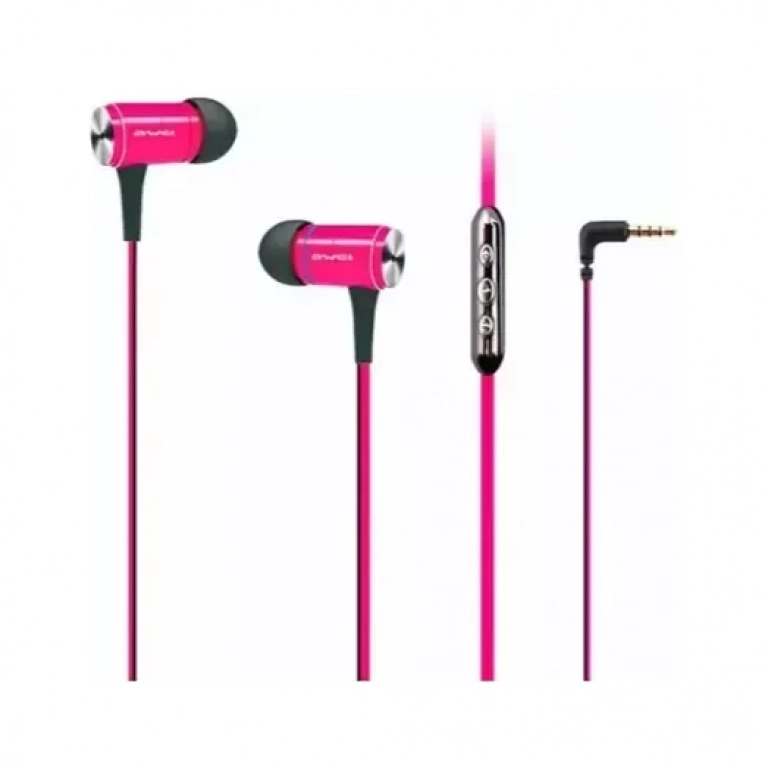 Awei ES-280 Hi In-ear Handsfree με Βύσμα 3.5mm Ροζ