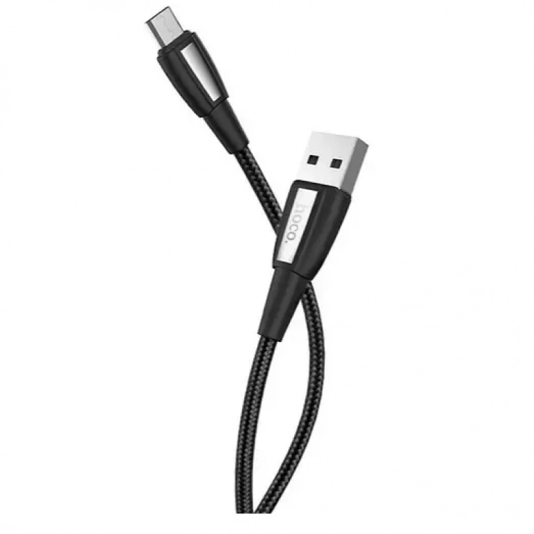 Hoco Regular USB 2.0 to micro USB Cable Μαύρο 1m (Titan)