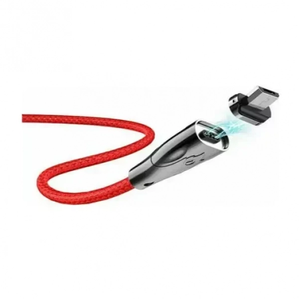 Hoco U75 Blaze Magnetic / Regular USB 2.0 to micro USB Cable Κόκκινο 1.2m (716194)
