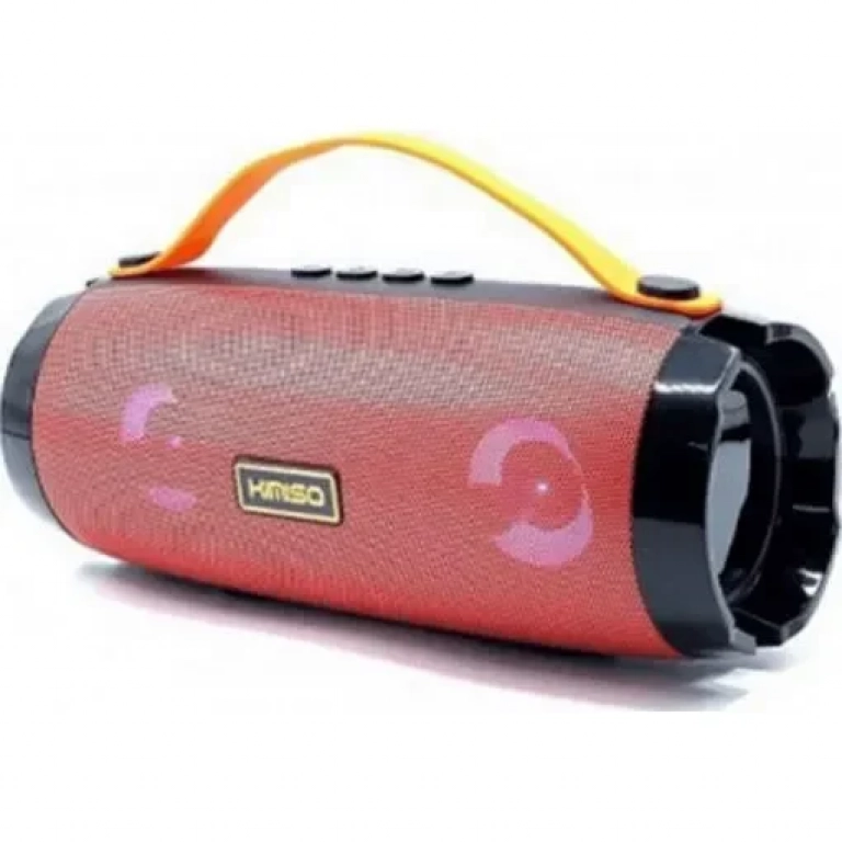 Kimiso KM-202 Ηχείο Bluetooth 10W με Ραδιόφωνο και 4 ώρες Λειτουργίας Red