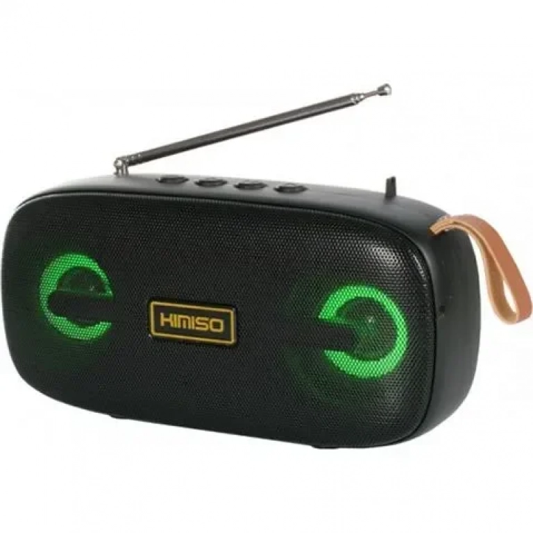 Kimiso KMS-305 Ηχείο Bluetooth 10W με Ραδιόφωνο και 4 ώρες Λειτουργίας Black