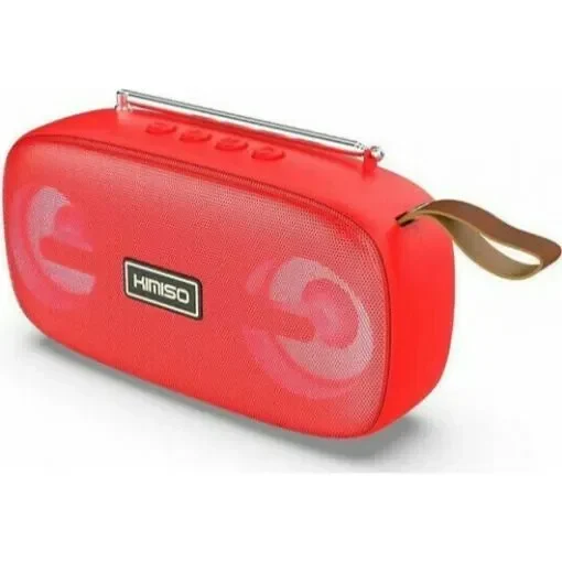 Kimiso Kms-305 Ηχείο Bluetooth 10W Με Ραδιόφωνο Και 4 Ώρες Λειτουργίας Red