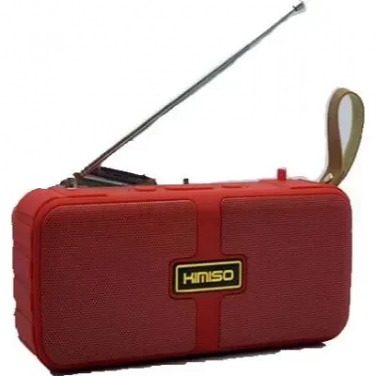 Kimiso KMS-303 Ηχείο Bluetooth 3W με Ραδιόφωνο Red