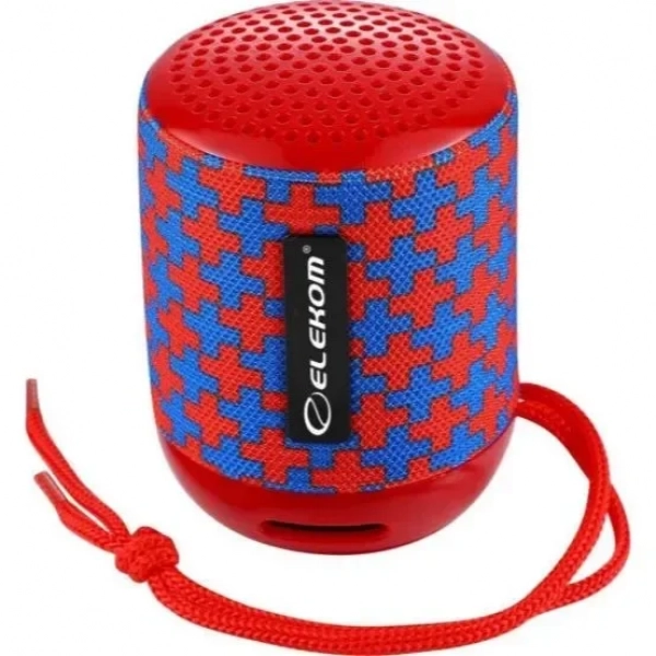 T&G TG-129 Ηχείο Bluetooth 5W με Ραδιόφωνο και 3 ώρες Λειτουργίας Red/Blue