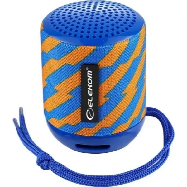 T&G TG-129 Ηχείο Bluetooth 5W με Ραδιόφωνο και 3 ώρες Λειτουργίας Blue/Orange