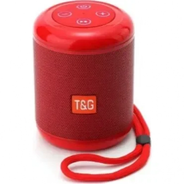 T&G TG-519 Ηχείο Bluetooth 5W με 3 ώρες Λειτουργίας Red