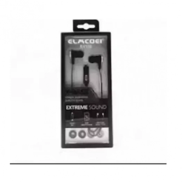 ELMCOEI EV 122 In-ear Handsfree με Βύσμα 3.5mm Μαύρο