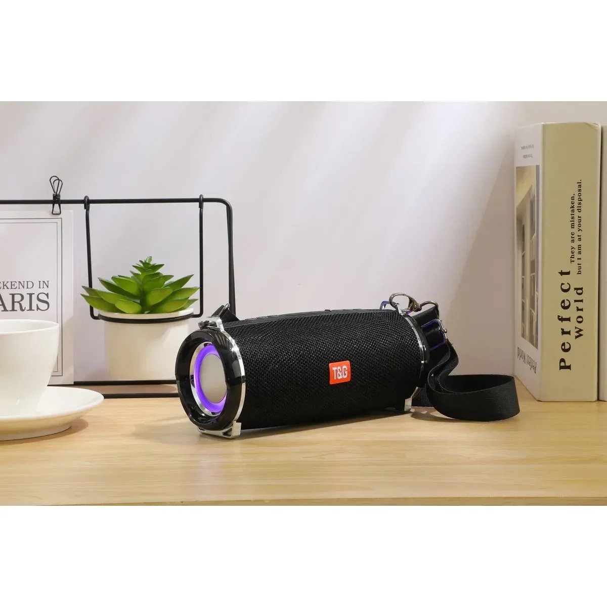 T&G TG-192 Ηχείο Bluetooth 20W με Ραδιόφωνο Black