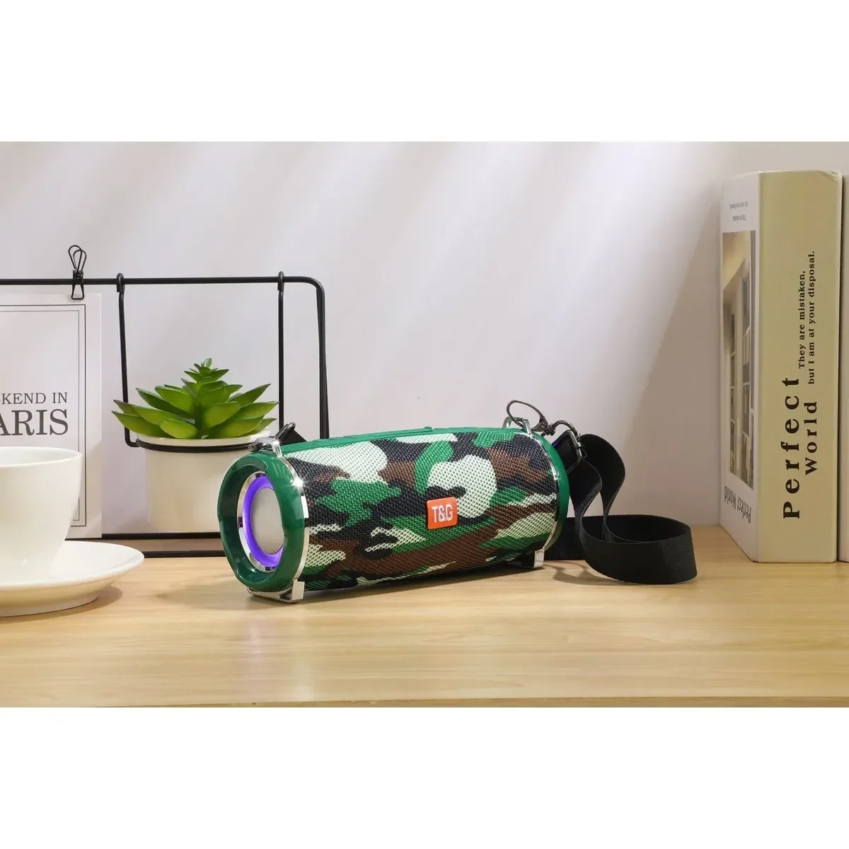 T&G TG-192 Ηχείο Bluetooth 20W με Ραδιόφωνο Army Green