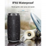 T&G TG-192 Ηχείο Bluetooth 20W με Ραδιόφωνο Silver