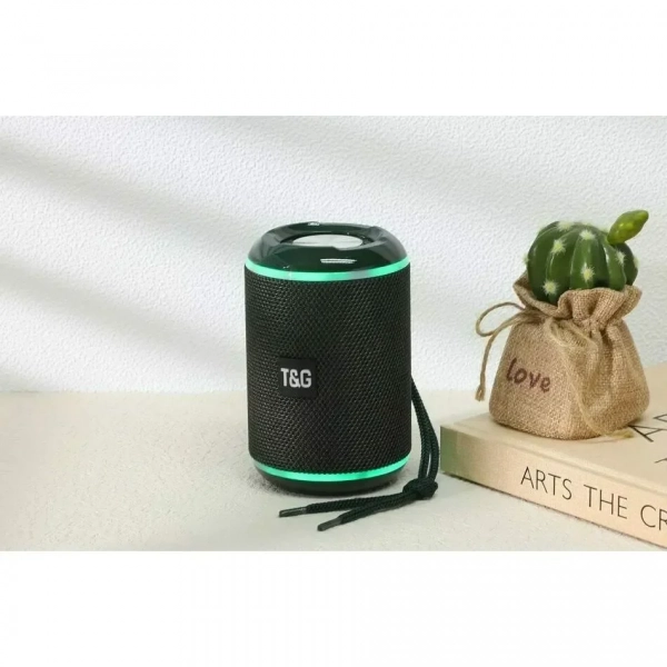 T&G TG-291 Ηχείο Bluetooth 5W με Ραδιόφωνο και 4 ώρες Λειτουργίας Light Green