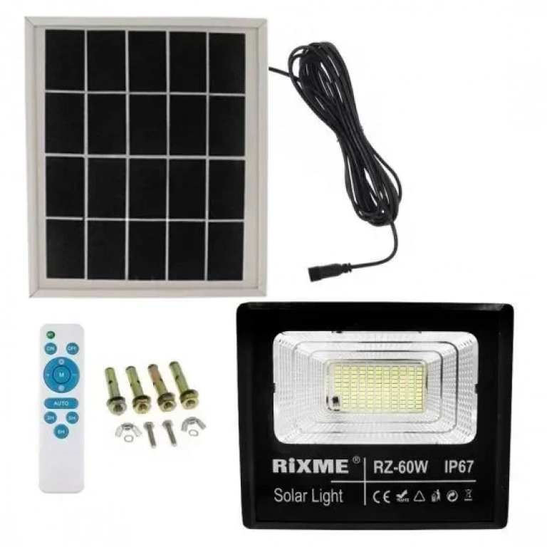 Ηλιακός Προβολέας Ισχύος 60W RZSL-8300