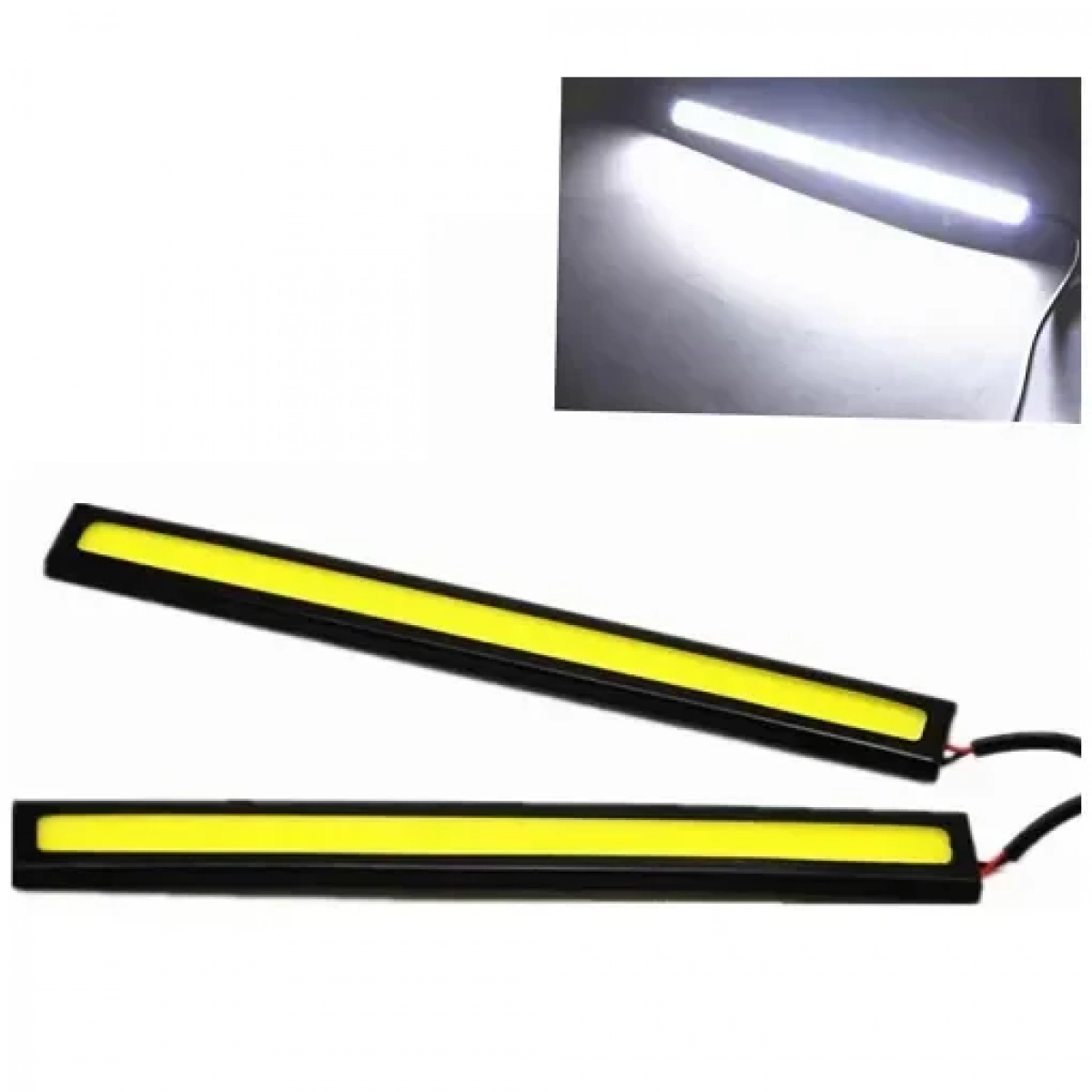 Προβολάκια Slim LED - Φώτα Ημέρας Αυτοκινήτου Σετ 2τμχ Car Daytime OEM