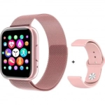 T99 Smartwatch με Παλμογράφο (Ροζ) - Image 4