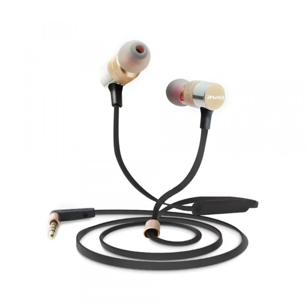 Awei ES20TY In-ear Handsfree με Βύσμα 3.5mm Χρυσό