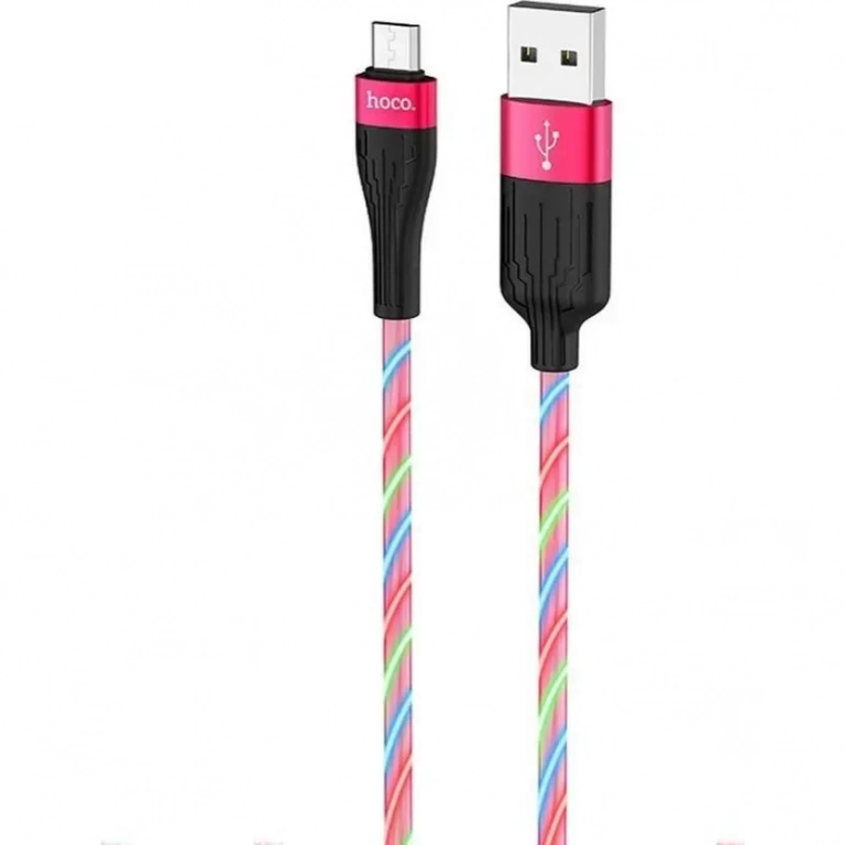 Hoco U85 Charming night USB 2.0 to micro USB Cable Κόκκινο 1m (723109)